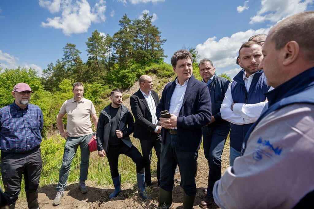 Nicușor Dan la Salina Praid