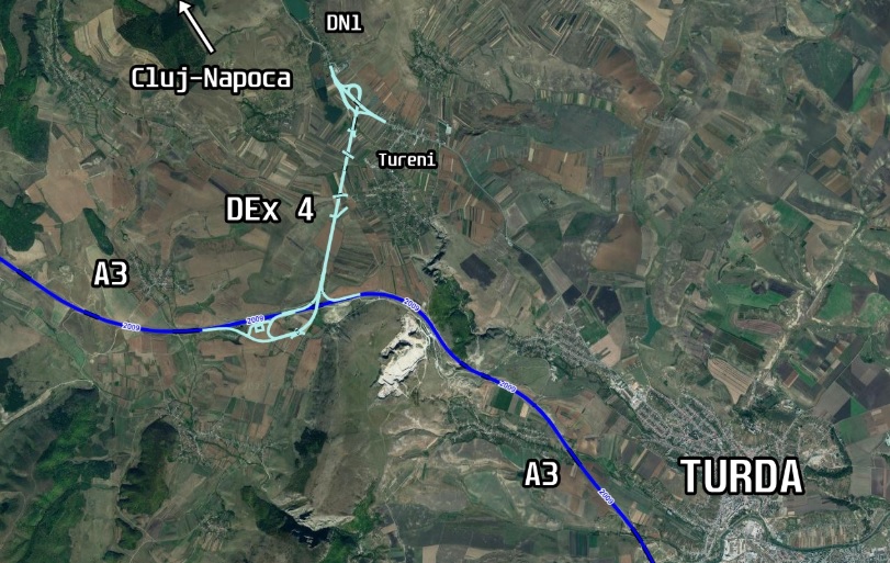 Orașul Turda scapă până la vară de traficul de coșmar. Acces mai rapid spre Aeroportul Cluj-Napoca 1 DEx 4 Tureni