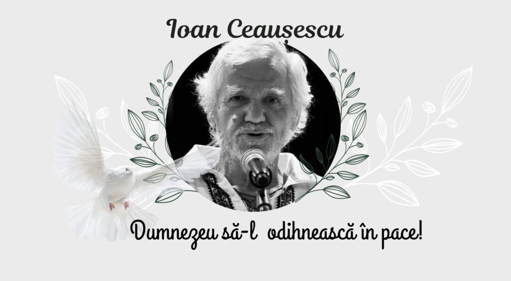 A trecut în neființă Ioan Ceaușescu, fost director al TVR Târgu Mureș Grey and Dark Green Floral Funeral Invitation