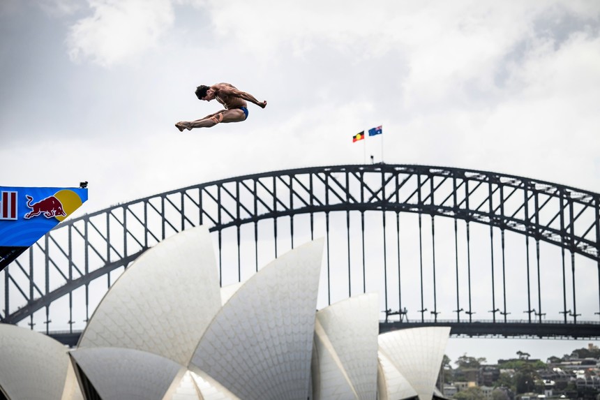 Constantin Popovici, vicecampion mondial în Seria Red Bull Cliff Diving după performanța de la Sydney IMG 0287