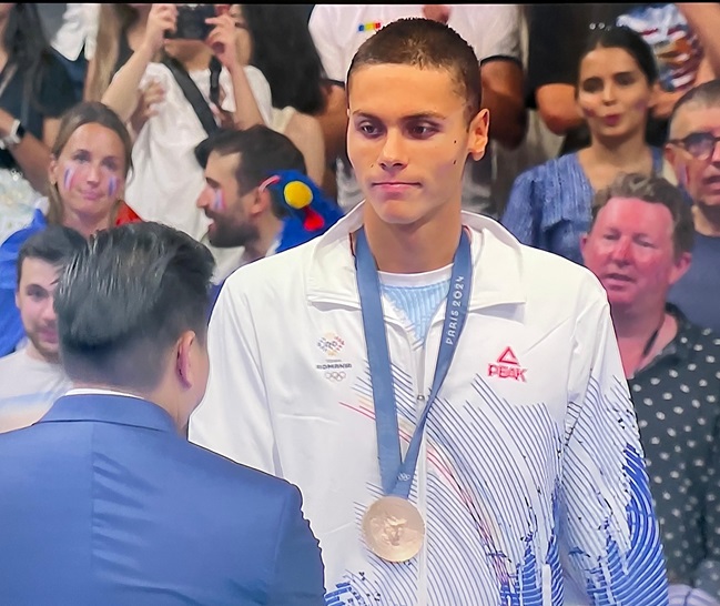 David Popovici cucereşte bronzul la 100 m liber la Jocurile Olimpice de la Paris IMG 8753