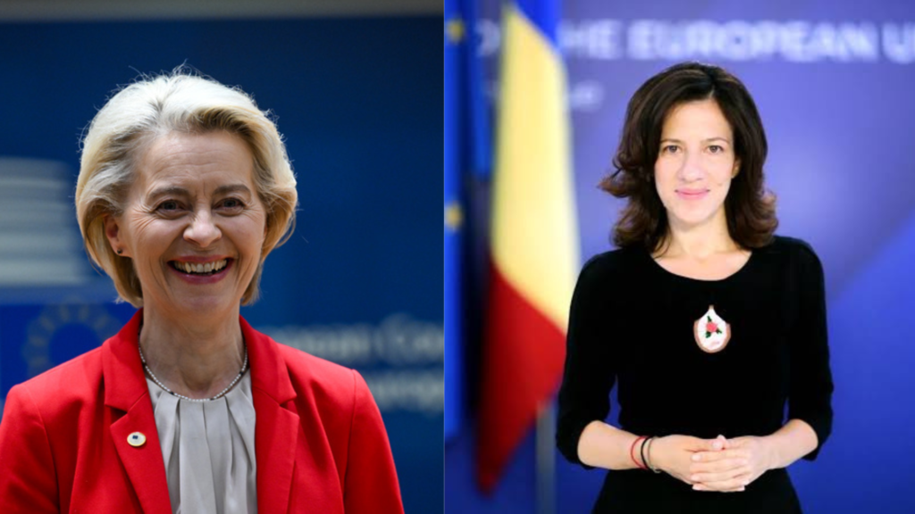 Roxana Minzatu Ursula von der Leyen