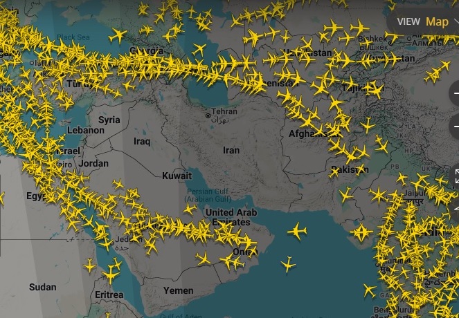 trafic aerian inchis