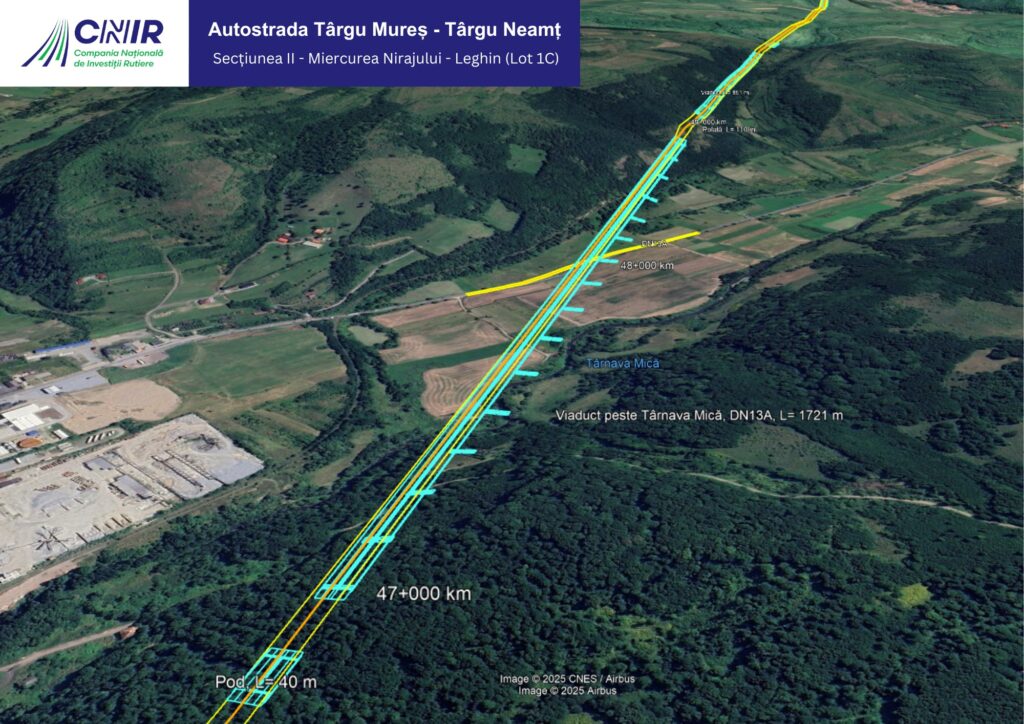 Autostrada Unirii avansează. Un nou lot de munte din A8 are atribuit un constructor 1 viaduct CNIR