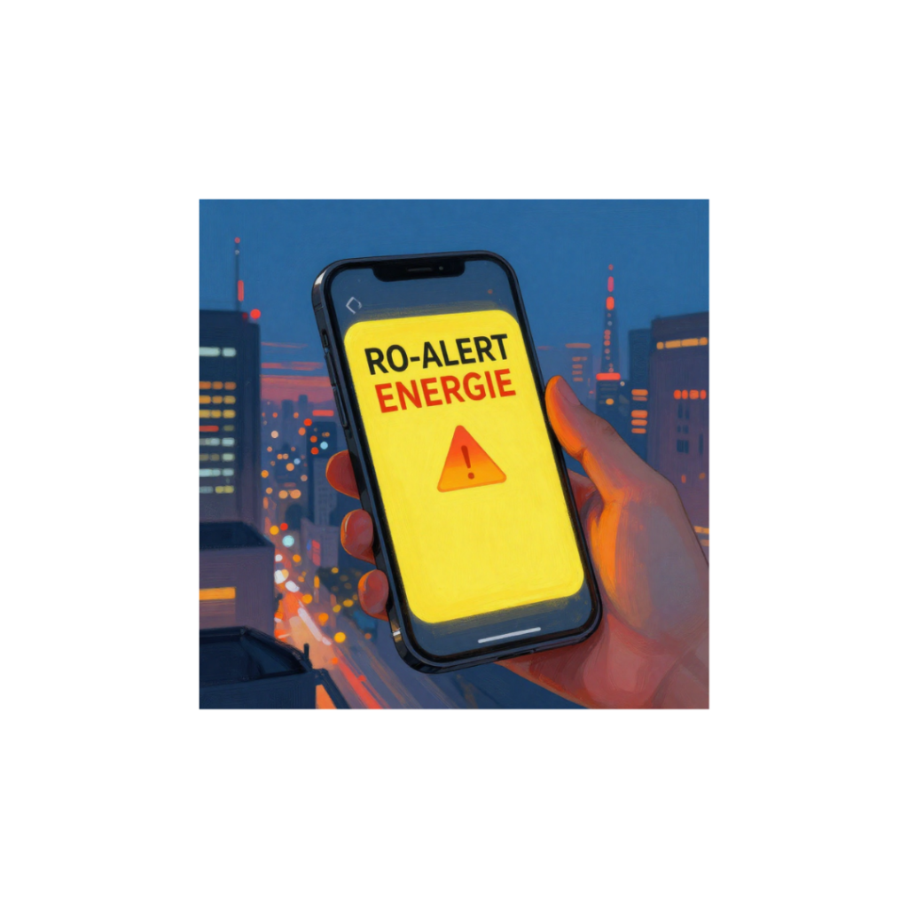 „RO-Alert” pentru energie: alerte prin SMS când consumul se apropie de limită RO-ALERT energie