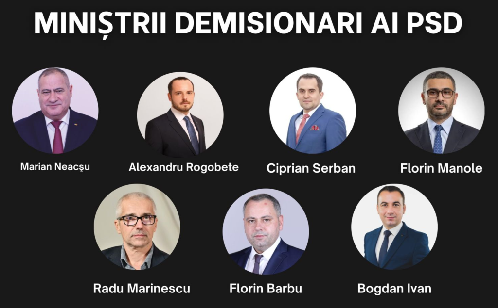 ministrii PSD demisionari