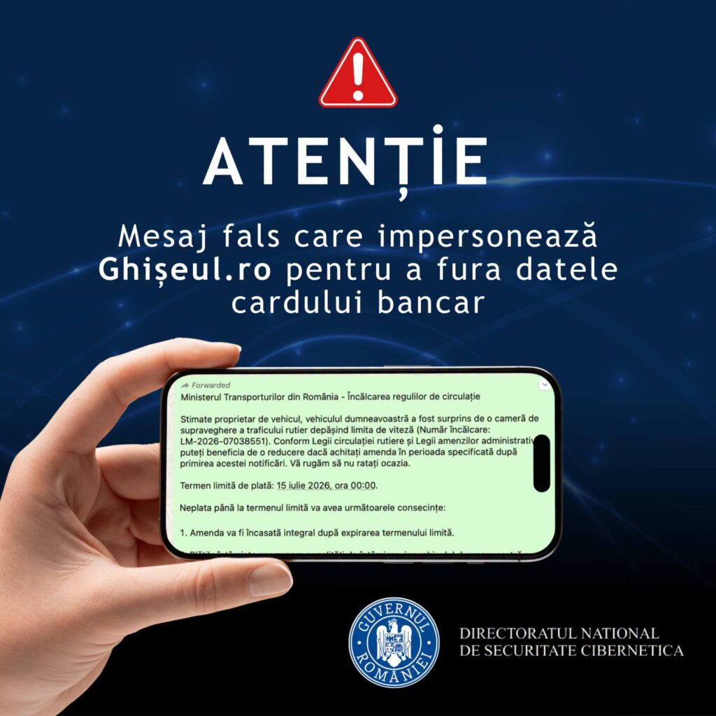 Atenție: înșelăciune prin SMS care vizează milioane de șoferi mesaj fals